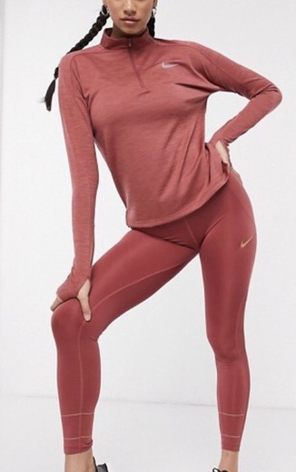 Conjunto rosa Nike Running- ASOS 