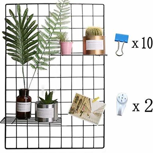 Social DIY Hierro Rejilla Cuadrícula Panel /Multifunción metal Mesh pared foto pared/Decoración de