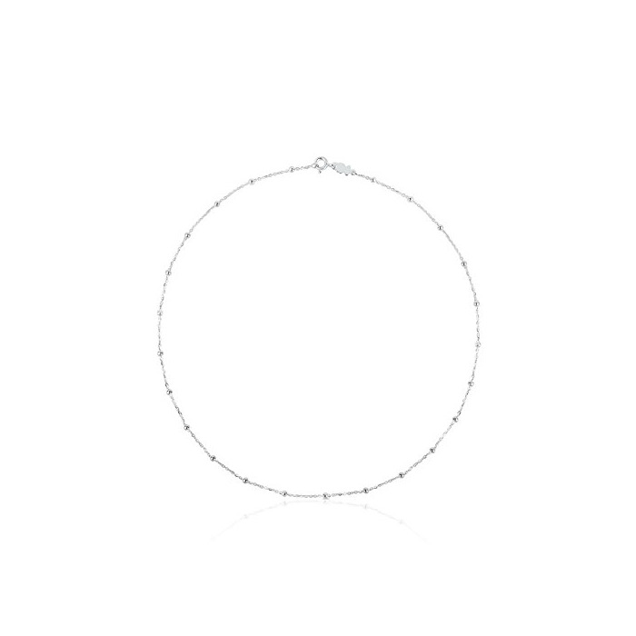 Social TOUS - Gargantilla Corta de Plata de Primera Ley con Detalles -