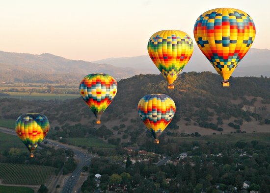 Moda Tour en Globo Aerostático + Desayuno por Napa Valley en San ...