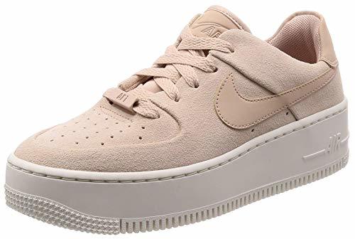 Moda Nike W AF1 Sage Low, Zapatillas de Deporte para Mujer, Blanco