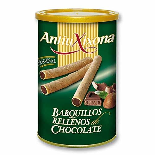 Producto Barquillos de Chocolate, caja de 2,4 KG - Pack de latas de