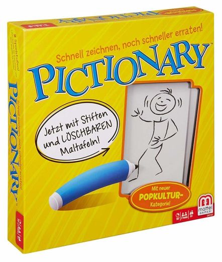 Mattel Games Pictionary Juego de Mesa de Palabras - Juego de Tablero