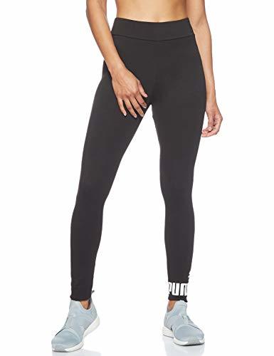 Product PUMA Essentials Logo W Legging Deportivo de Talle Alto, Mujer, Negro