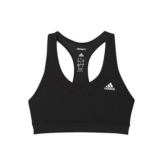 adidas TF Bra-Solid Sujetador, Mujer, Negro