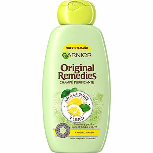 Belleza Garnier Original Remedies Arcilla Suave y Limón champú para pelo graso