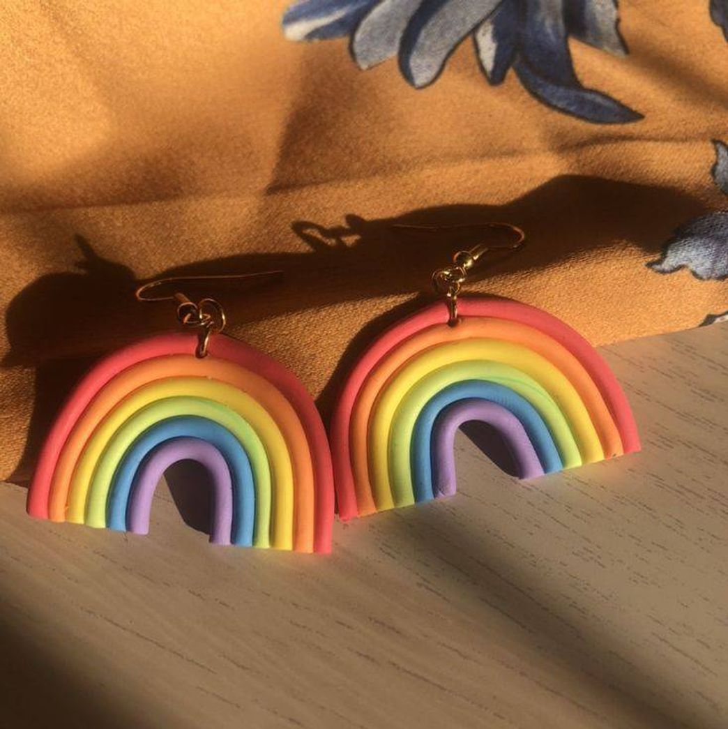 Product Rainbow earrings🌈