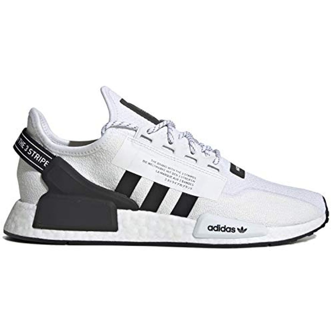 Fashion adidas NMD R1 V2 Zapatos casuales para hombre, Blanco