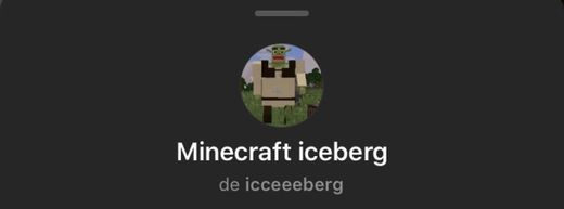 Minecraft iceberg