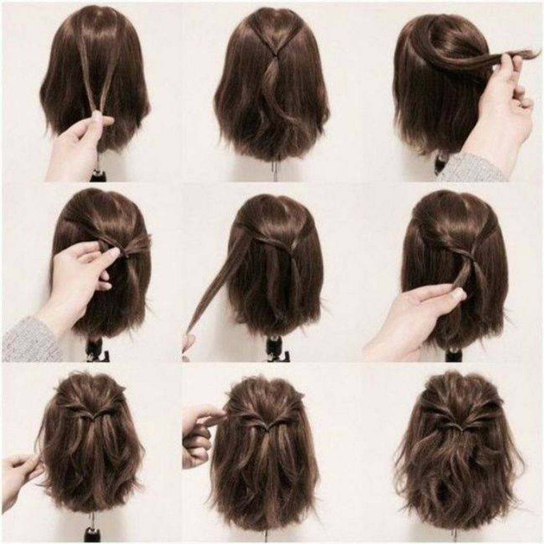 Social Passo a passo do penteado 