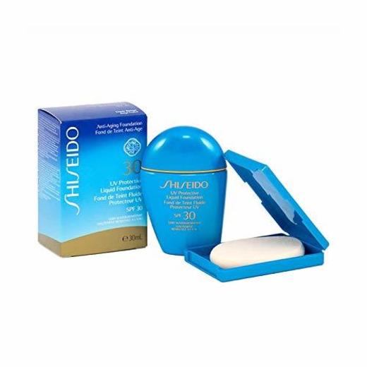Shiseido Fondo De Maquillaje Líquido Sun Protection Spf 30 Color Beige 30