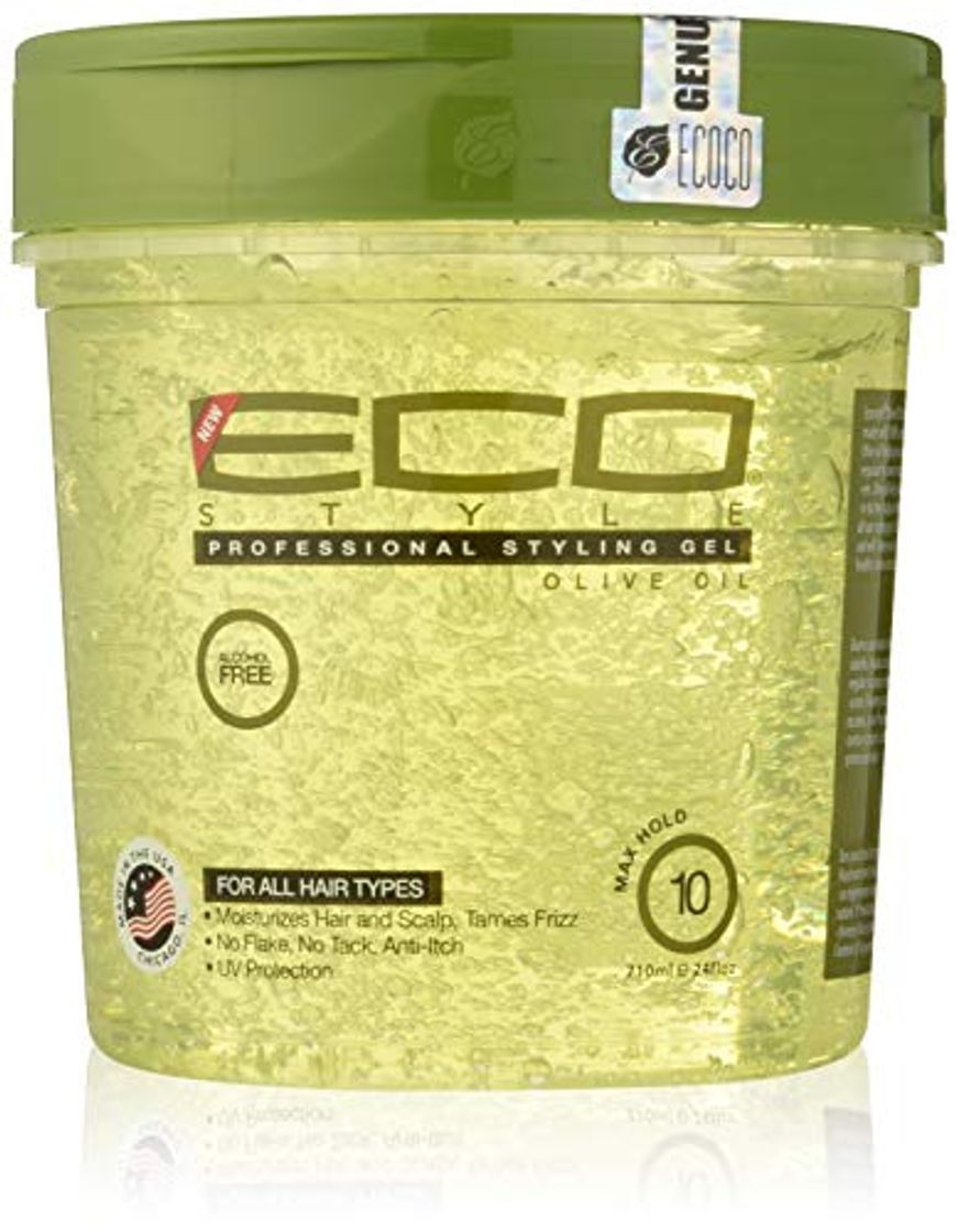 Social Eco Styler, Gel de Peinado con Aceite de Oliva