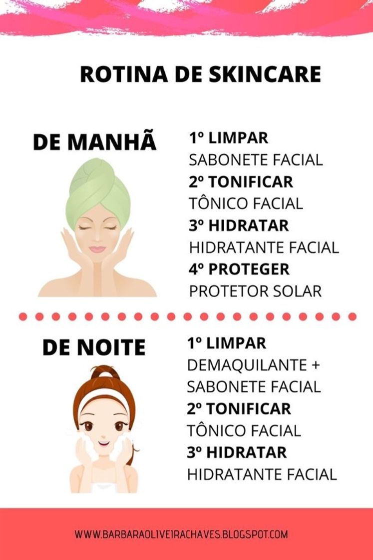 Social passos para skin care 
