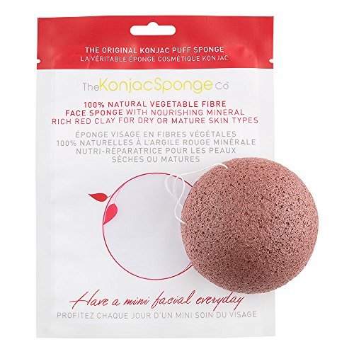 Place The Konjac Sponge Co Facial Puff Red Clay – Esponja Konjac Facial