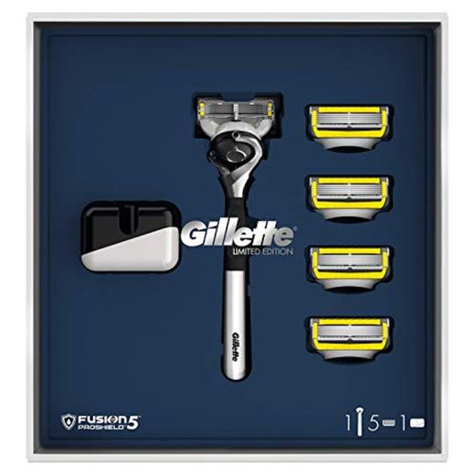 Gillette Fusion5 ProShield Set de regalo Maquinilla cromada