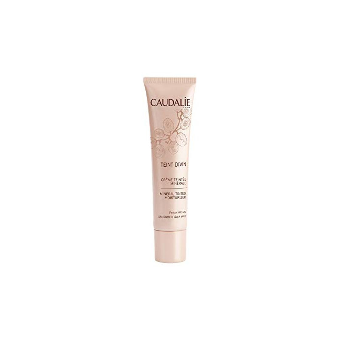 Product CAUDALIE Teint Divin Crema con Color Mineral Pieles Oscuras 30ML