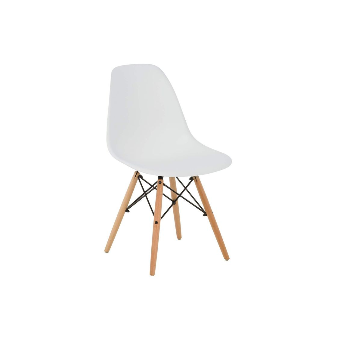 Product Silla Scand Blanco Madera Natural 