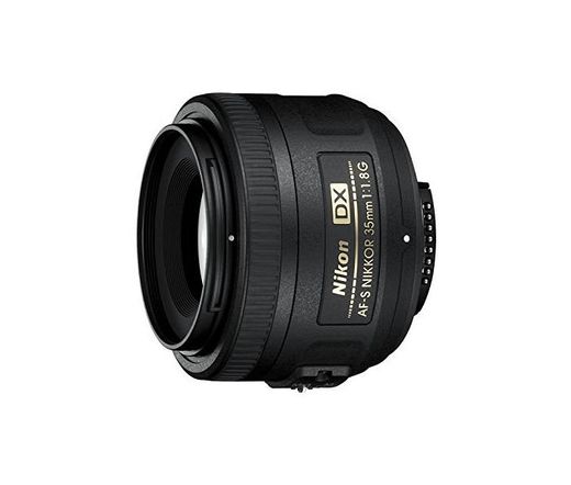 Nikon AF-S DX 35mm F1.8 G - Objetivo para Montura F (distancia focal fija 52.5mm, apertura f/1.8) color negro