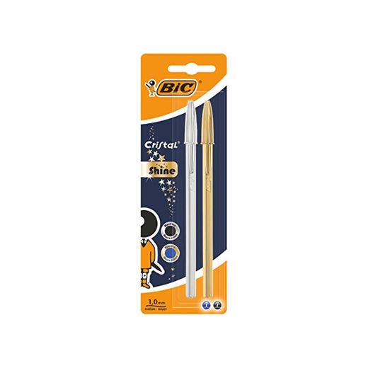 BIC Cristal Celebrate - Pack de 2 bolígrafos