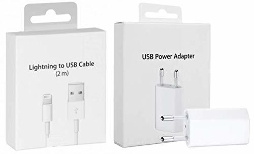 Electronic MyPhone® Original Box Kit 2 en 1 Cable 2mt Enchufe Cargador EU