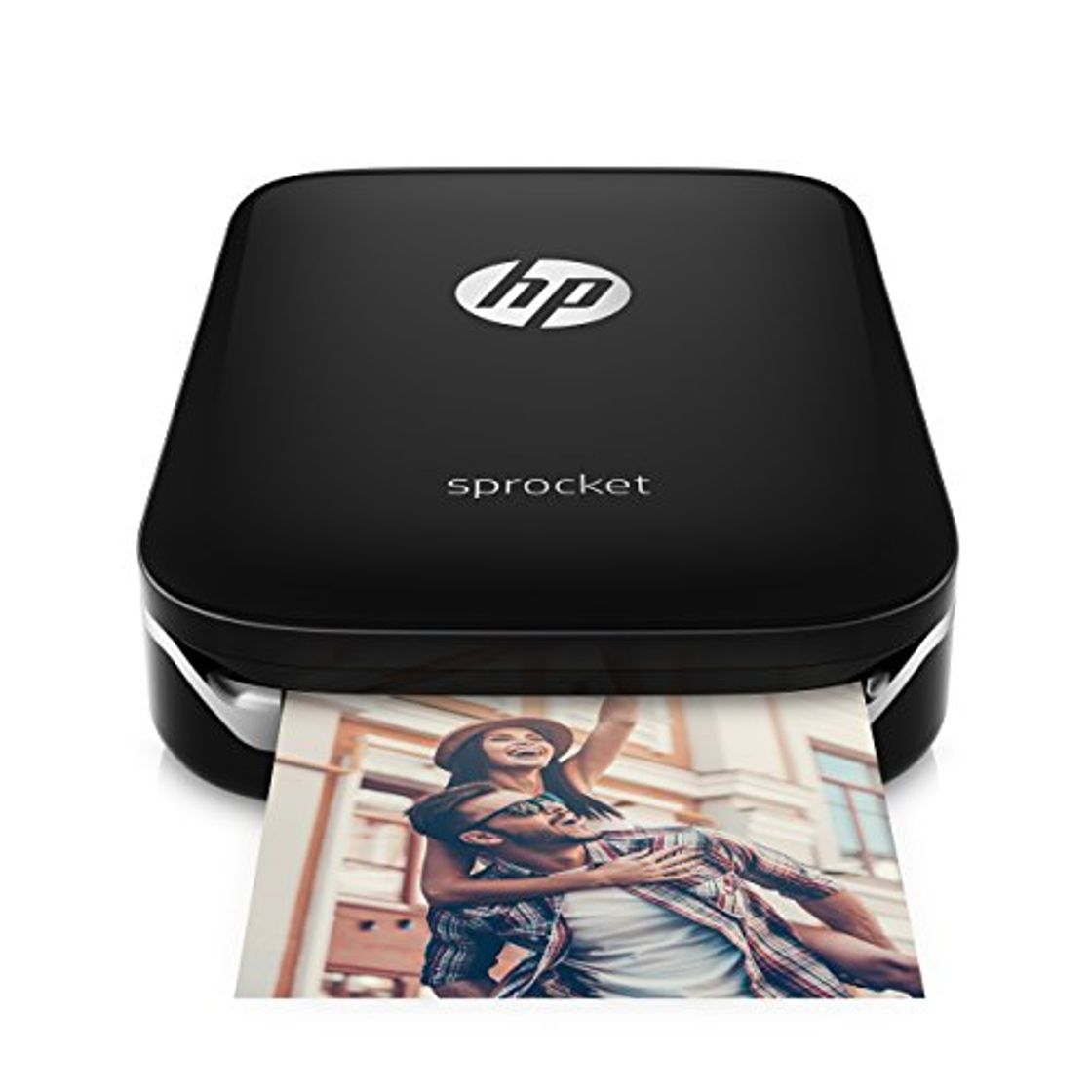Social HP Sprocket z3z92 a – Impresora fotográfica instantánea portátil, Negro