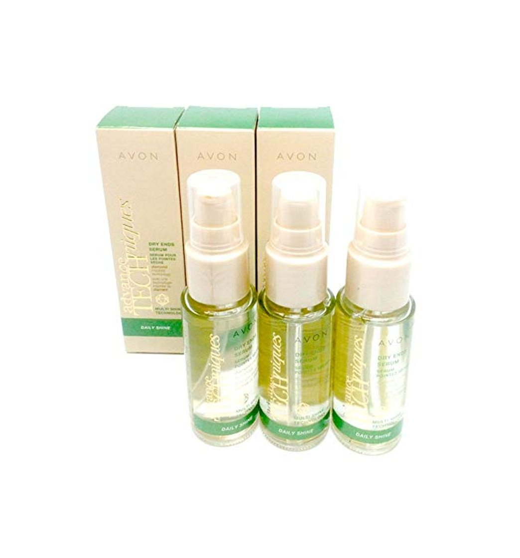 Social 3 x Avon Advance Techniques Daily Shine Suero Para Las Puntas Secas