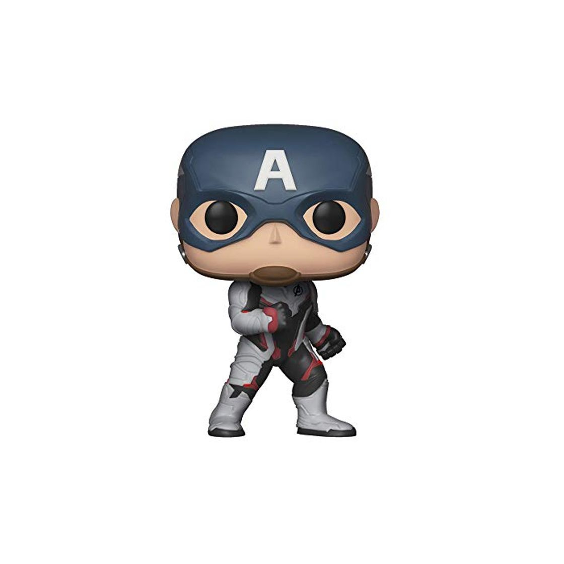 Social Funko- Pop Bobble: Avengers Endgame: Captain America Marvel Capitán Collectible Figure, Multicolor,