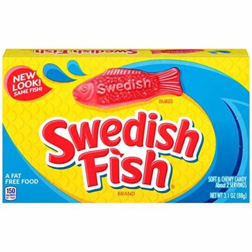 Swedish Fish Red Soft and Chewy Theater Box Candy