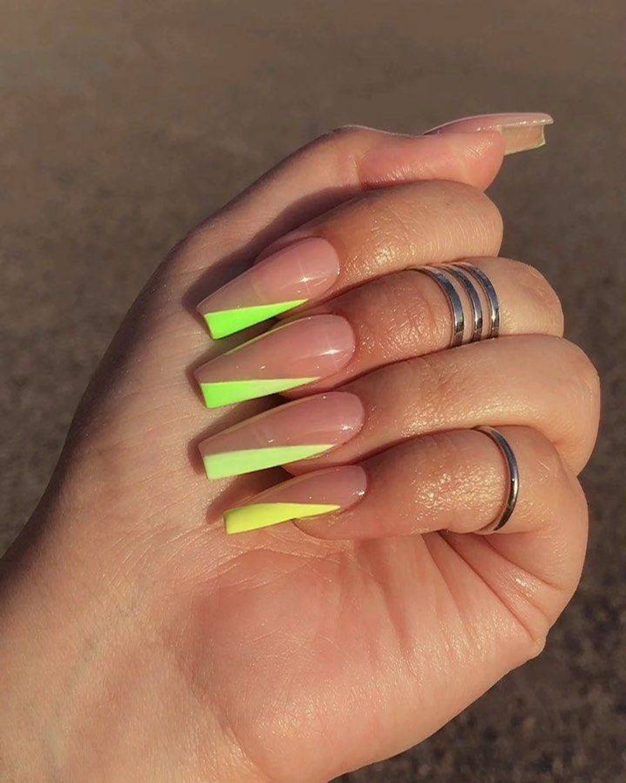 Fashion Unha de gel neon