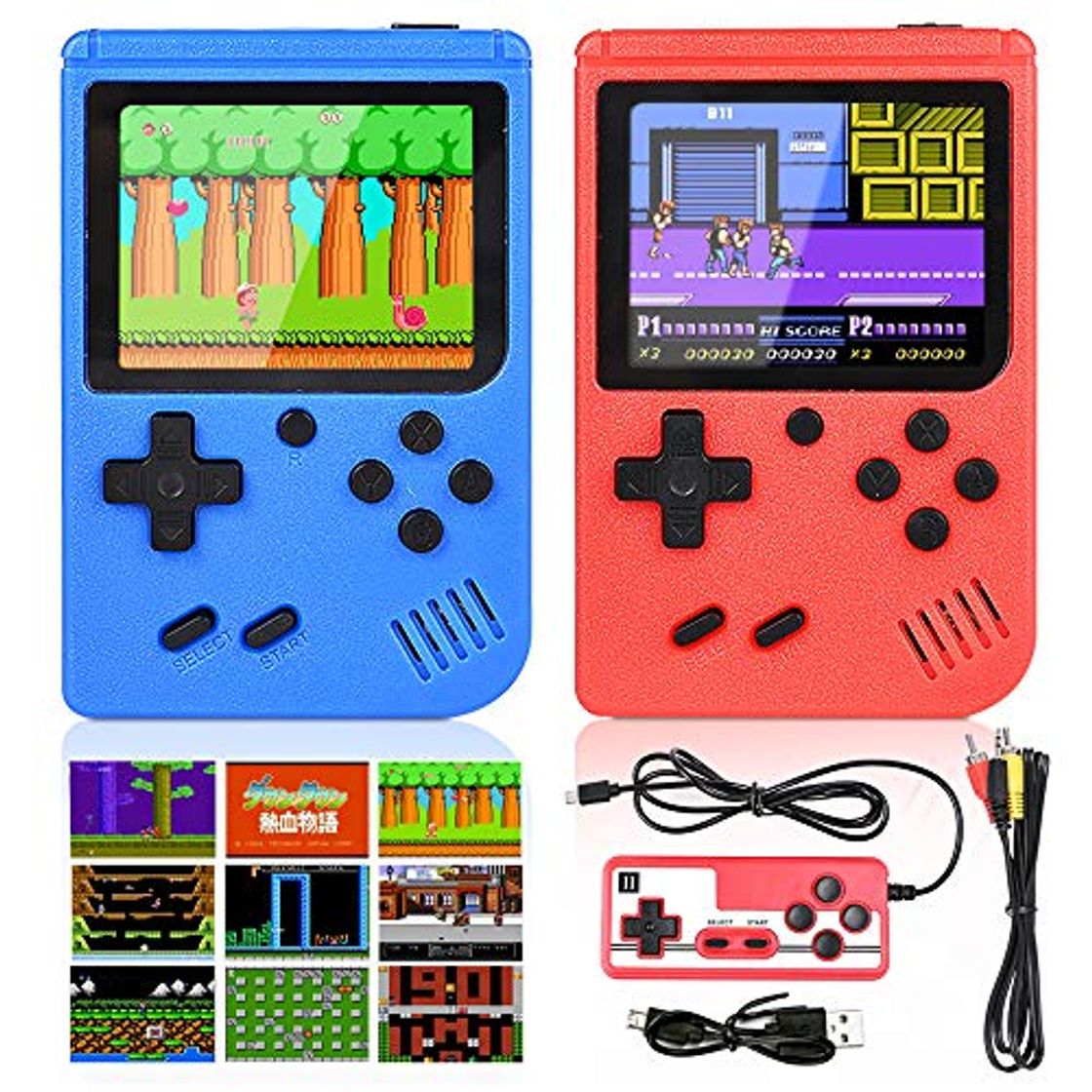 Social GOLDGE 2pcs Consola de Juegos Portátil para Niños