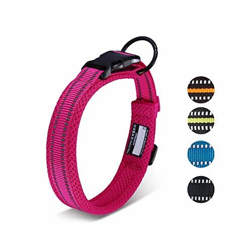 Product Collar para Perros Pequeños Grandes Medianos Reflectante Suave Acolchado Impermeable Ajustable Transpirable