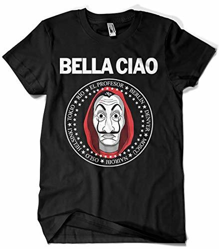 Fashion Camisetas La Colmena 1743-Bella Ciao