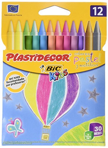 Products Ceras PLASTIDECOR Pastel Estuche DE 12