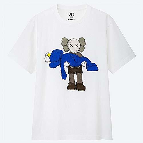 Products LEYPER Camiseta Sesame Street KAWS Joint Third Manga Corta Amantes De La