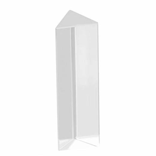 UEETEK Prisma triangular de vidrio óptico de cristal para la enseñanza en
