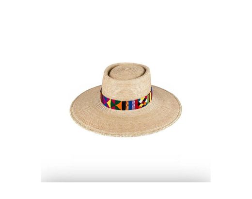 Sombreros de paja cinta arco iris