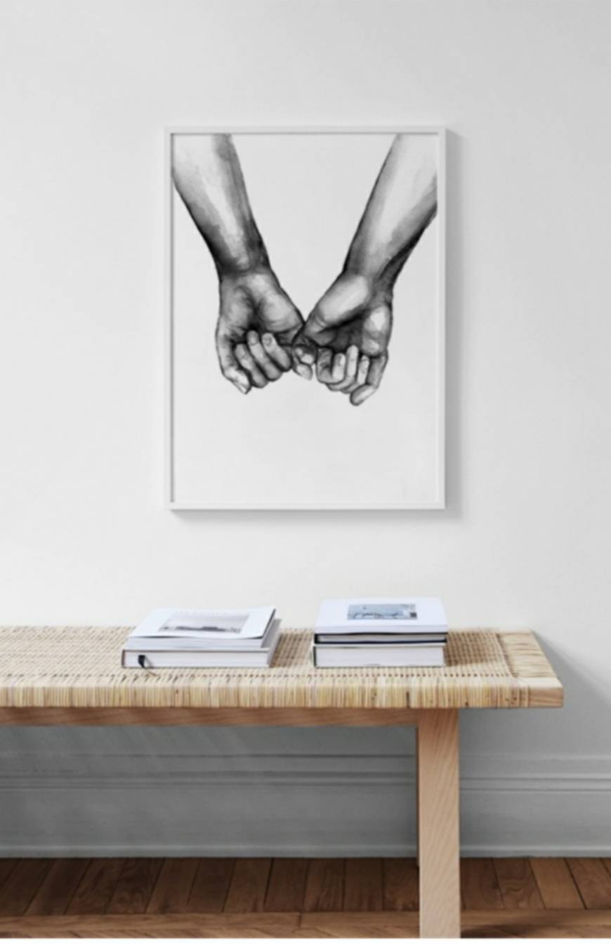 Producto Watercolor Hands No3 Poster