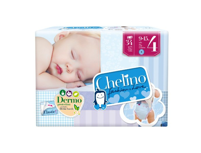 Belleza PAÑAL CHELINO LOVE T4 34 UNI