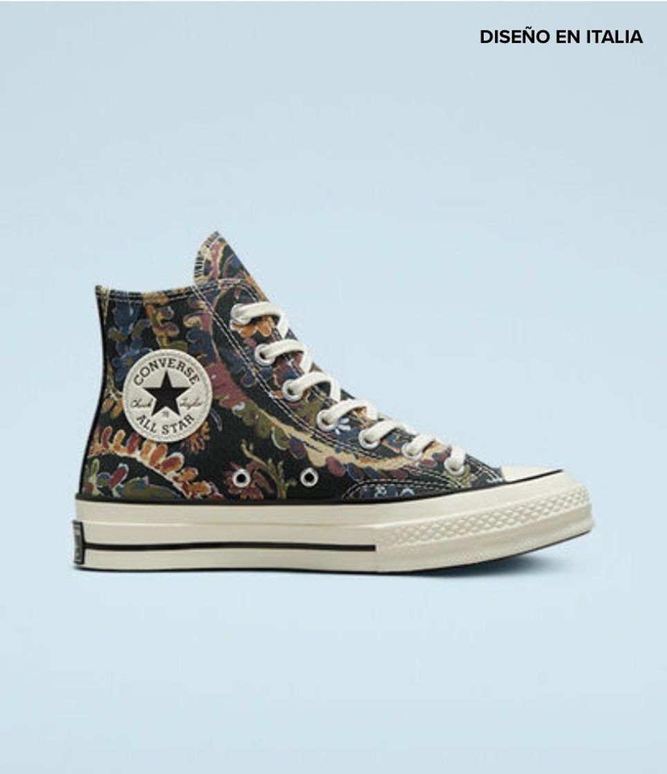 Fashion Converse suela alta Flores