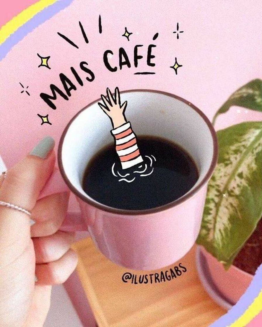 Fashion Bom dia com um café