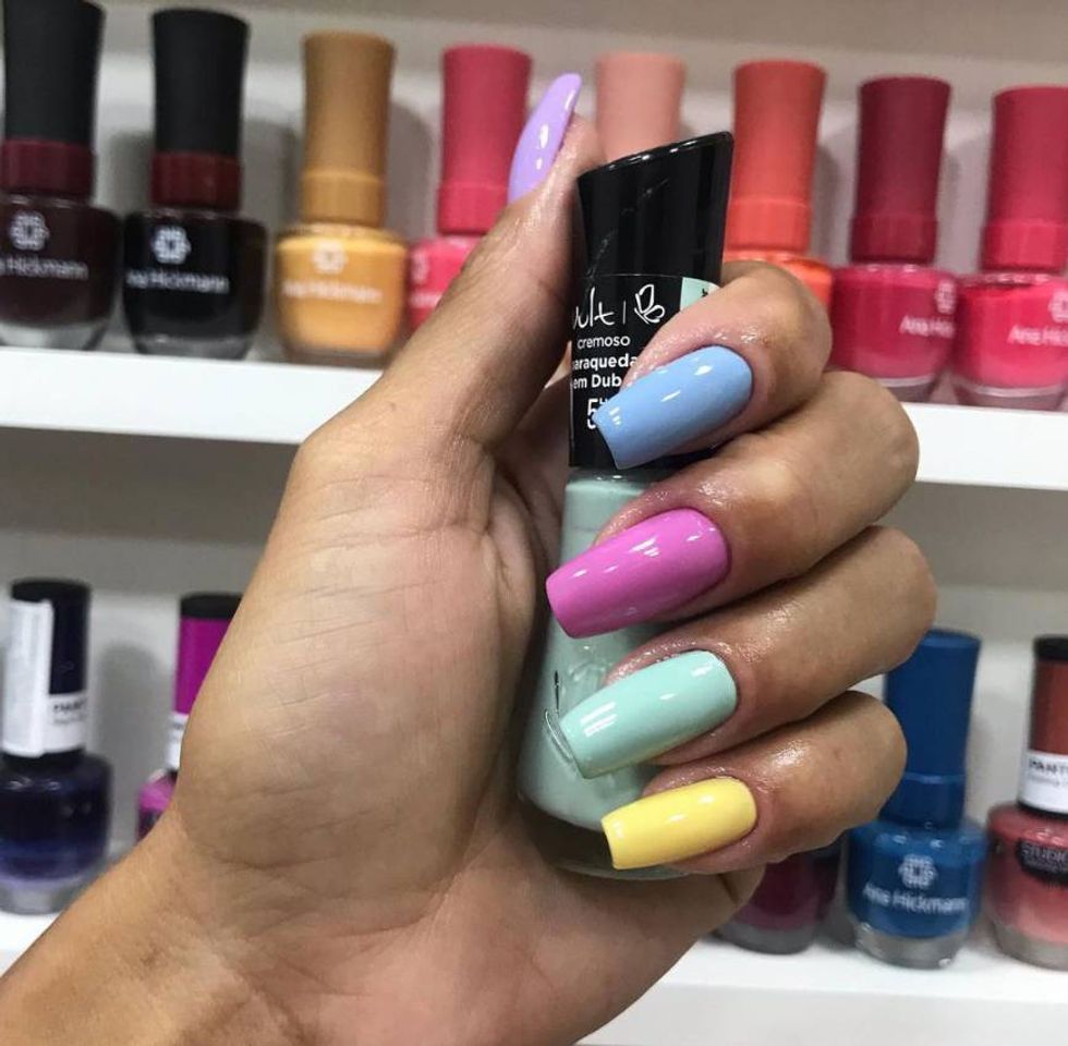 Fashion Unhas candy colors 💞