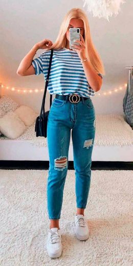 Look com jeans outfis