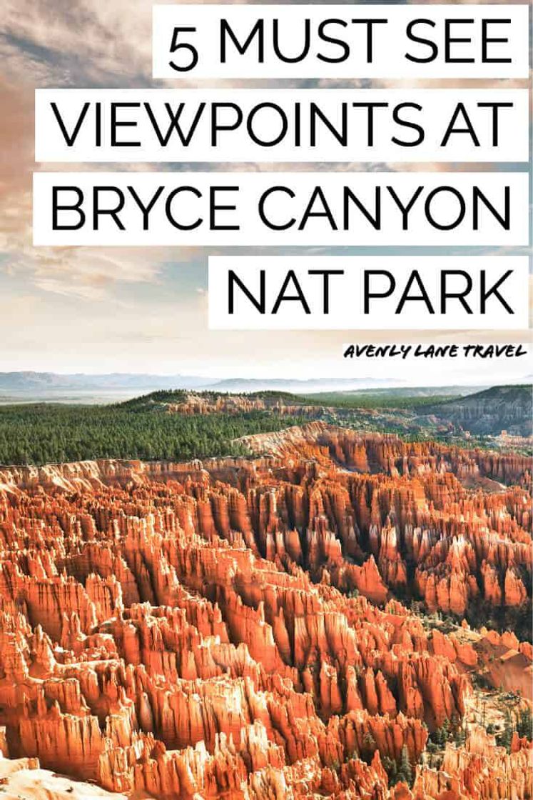 Place 5 Best Bryce Canyon Viewpoints

