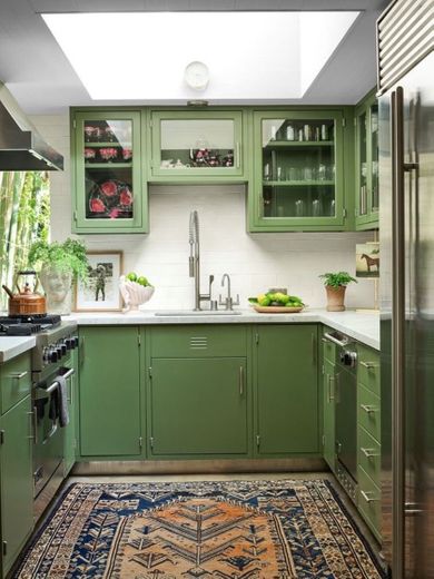 Cozinha verde 💚