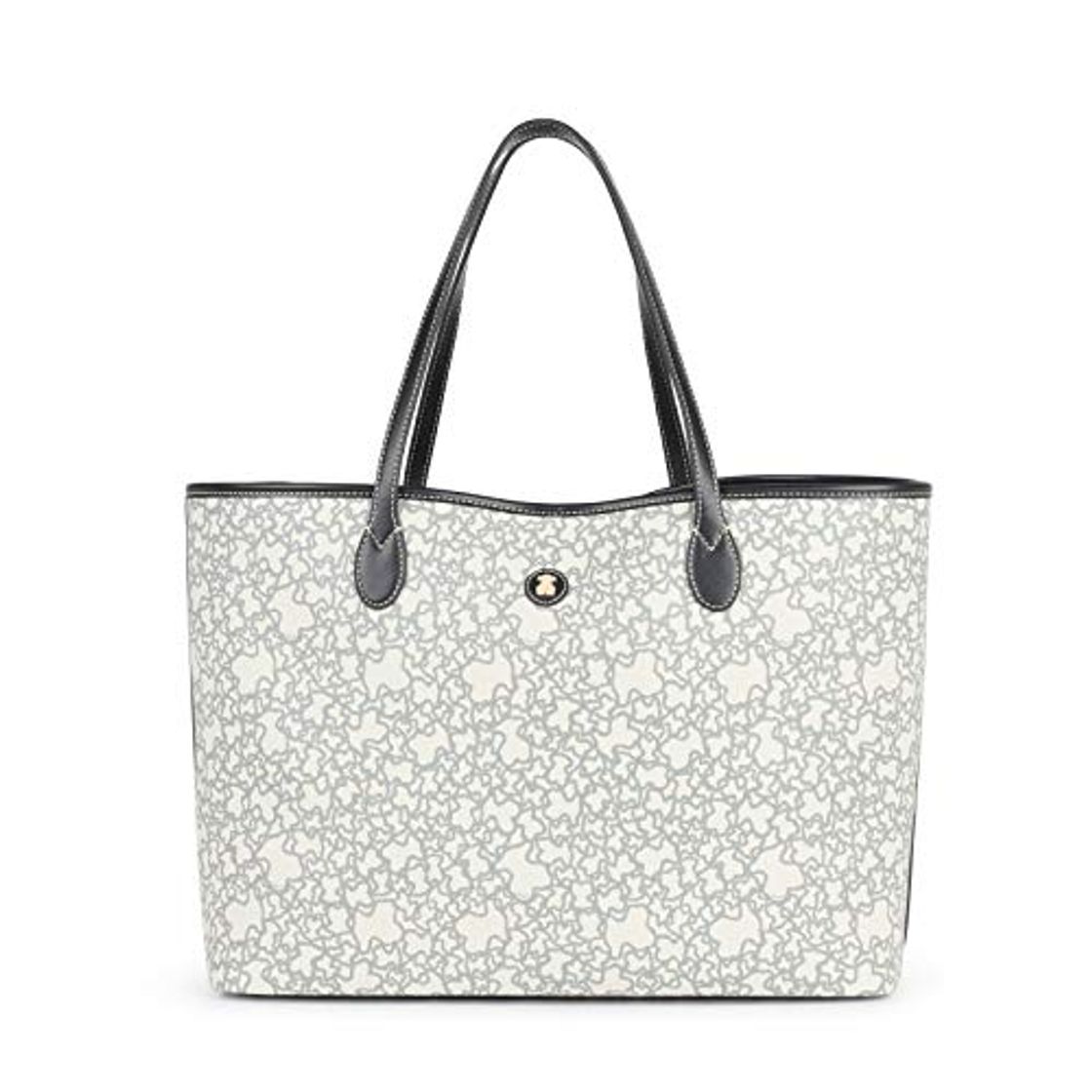 Fashion Tous Kaos Mini Lona, Bolso Totes para Mujer, Beige