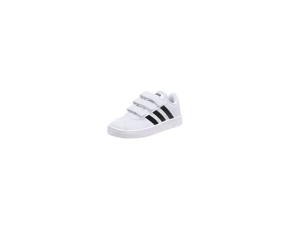 Social adidas VL Court 2.0 CMF C, Zapatillas de Tenis Unisex Niños, Blanco