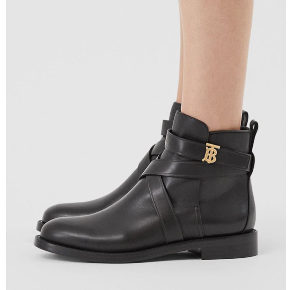 Moda Botas em couro BURBERRY 