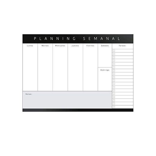 Planificador Semanal A4 Con Diseño Minimalista y Productivo