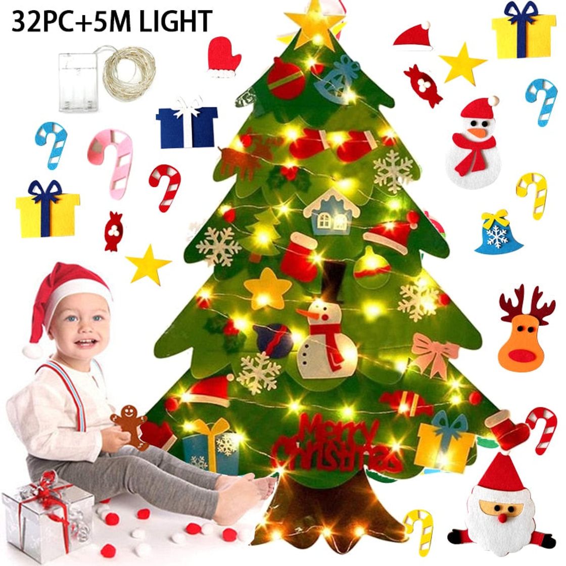 Social Árvore de natal para crianças 