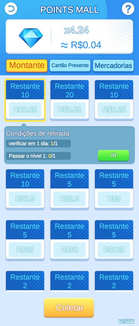 Moda App jogo saque na hora